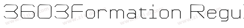 3603Formation Regula字体转换